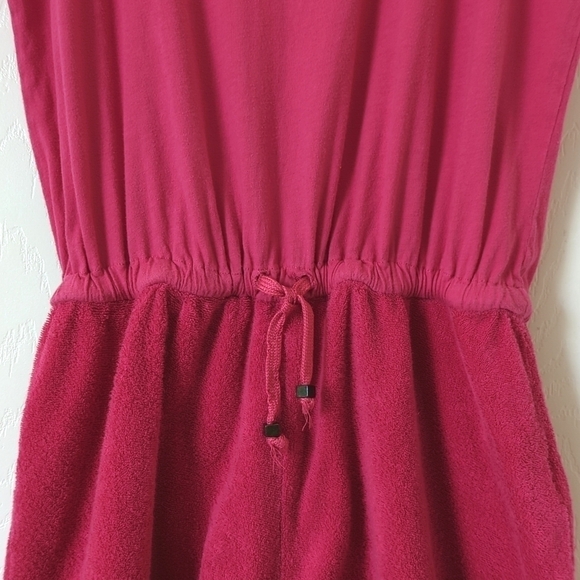 Zara Trafaluc Classic Cotton & Terrycloth Sleeveless Scoop Neck Romper Pink S - Picture 7 of 12